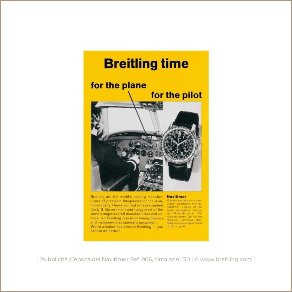 Navitimer storia time breitling
